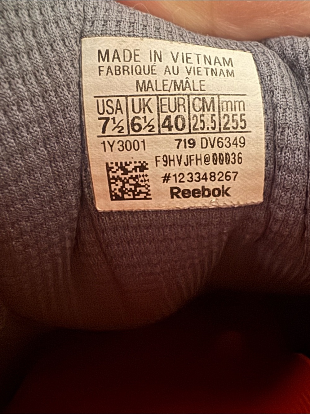 Reebok CrossFit Running Shoes - Grey with Orange and White Accents - Picture 11 of 11